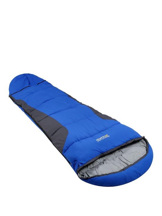 front image of regatta-hilo-boost-sleeping-bag-blue