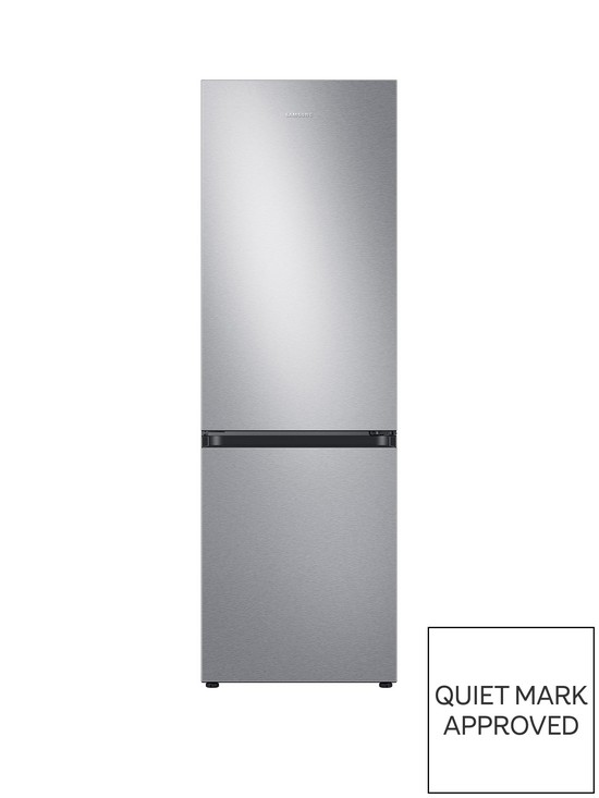 front image of samsung-rb34t602esaeu-7030-nbspfrost-free-tall-fridge-freezer-with-all-around-cooling-e-rated-silver