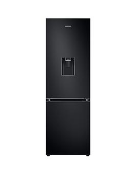 Samsung Rb34T632Ebn/Eu Frost Free Fridge Freezer, With Spacemax&Trade; And Non Plumbed Water Dispenser - Black Best Price, Cheapest Prices