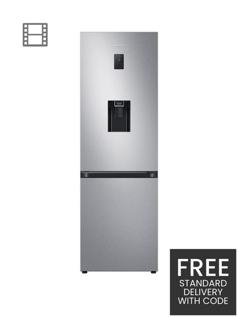 samsung-rb34t652esaeunbspfrost-free-fridge-freezernbspwith-spacemaxtrade-and-non-plumbed-water-dispenser--nbspsilver