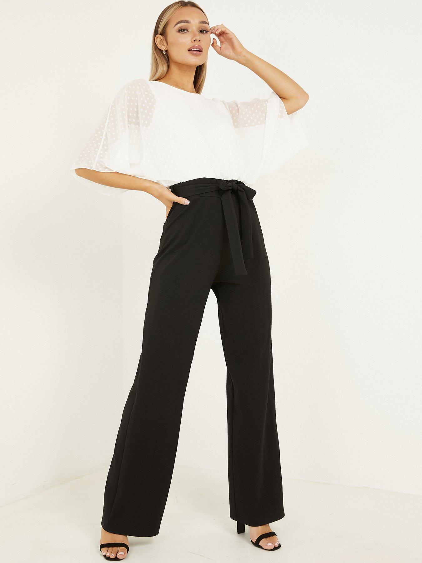quiz flared trousers