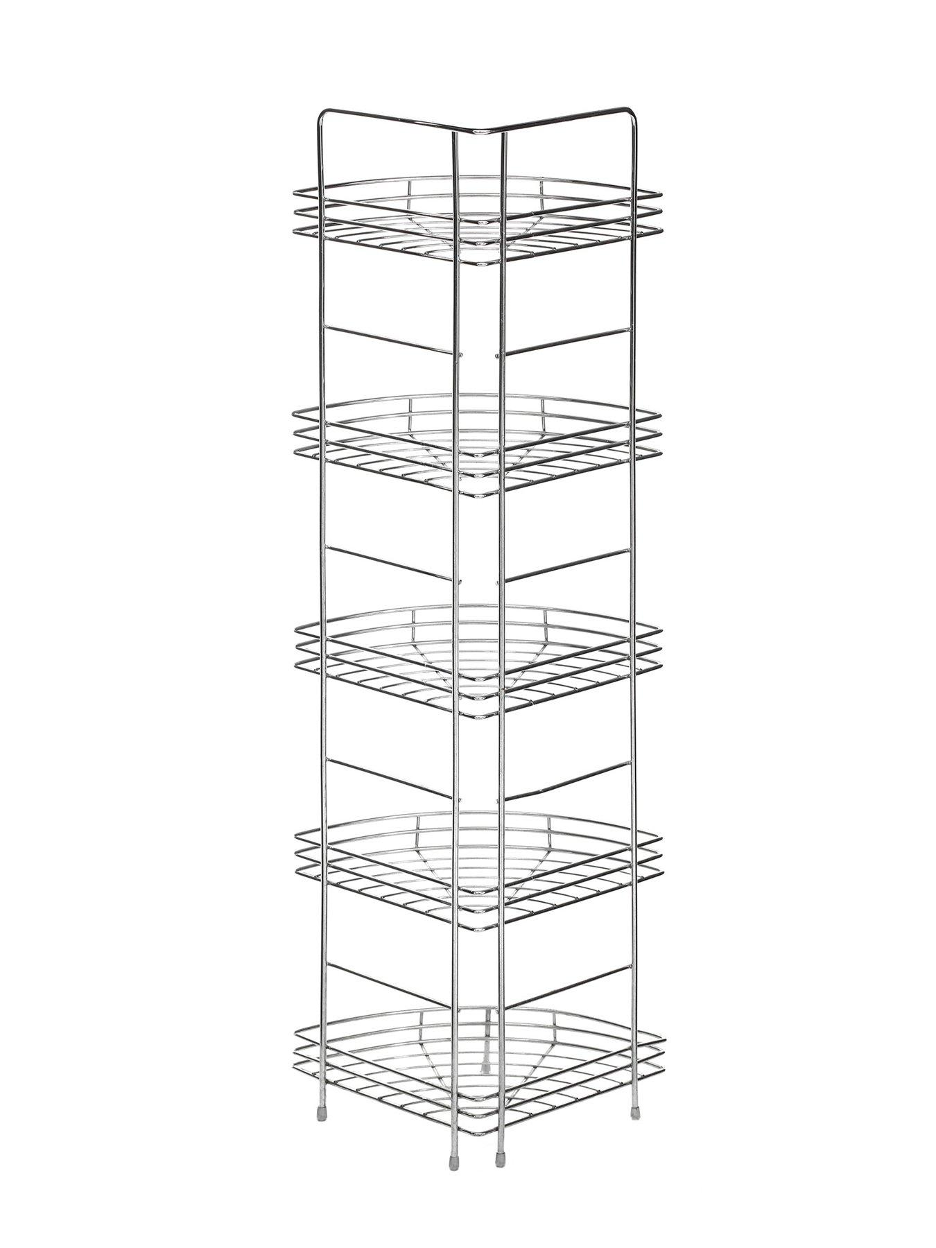 Image 3 of 5 of Premier Housewares &nbsp;5-Tier Corner Bathroom Storage Rack