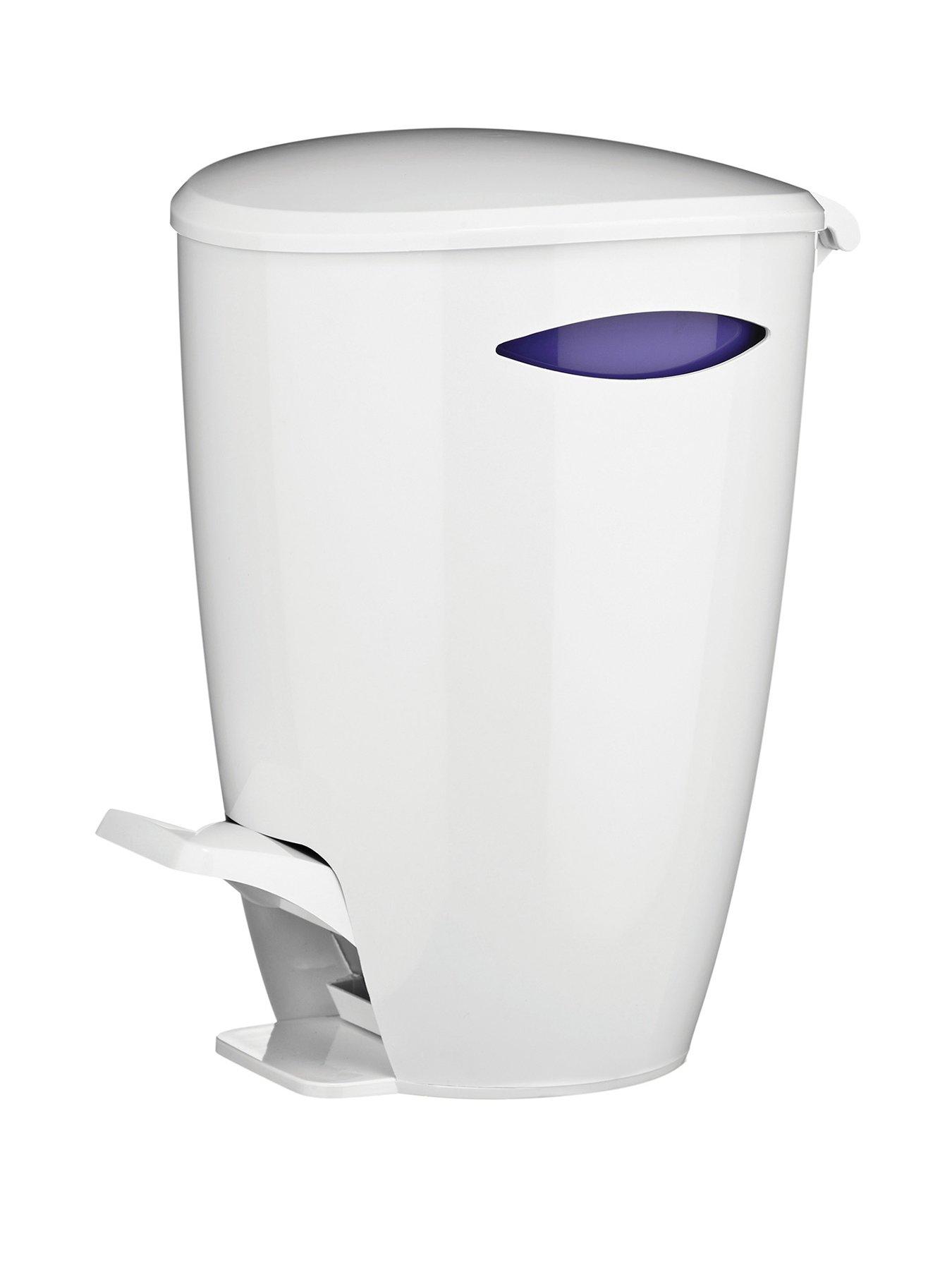 Product photograph of Premier Housewares 5ltr Pedal Bathroom Bin from very.co.uk