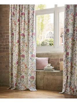 Product photograph of Voyage Country Hedgerow Lotus Pleated Lined Curtains from very.co.uk