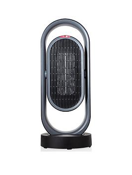 Product photograph of Black Decker 1 8kw Ceramic Fan Heater With 8 Hour Timer Touch Controls Black Bxsh37010gb from very.co.uk