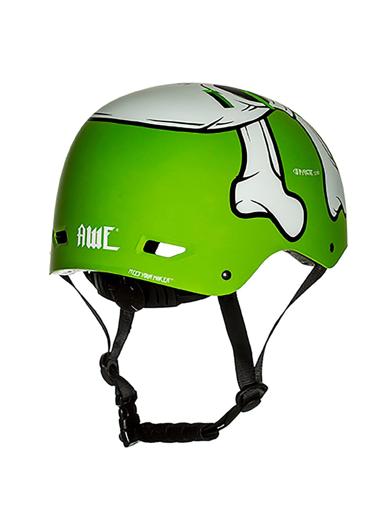 Image 4 of 7 of AWE Skull and Crossbones BMX/Skateboard/Scooter Helmet Medium 55-58cm