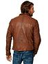  image of joe-browns-burner-leather-jacket-tan