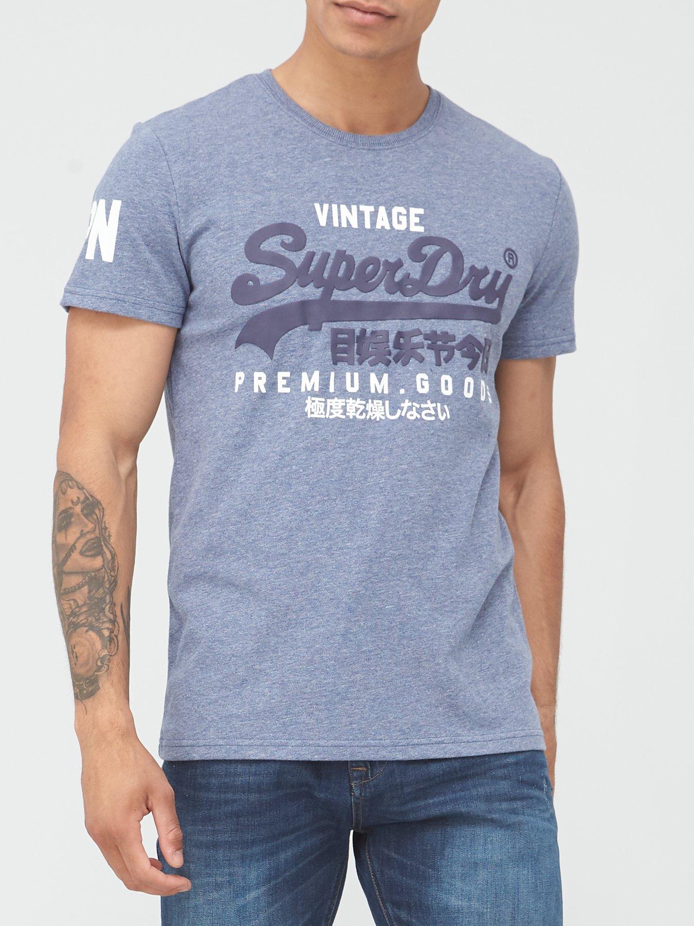 Produtos premium vintage com logotipo SUPERDRY - camiseta