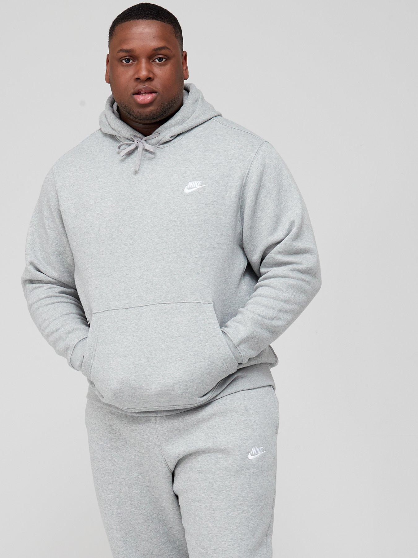 Mens grey deals nike hoodies