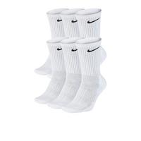 (6 Pack) Everyday Cushioned Training Ankle Socks - White