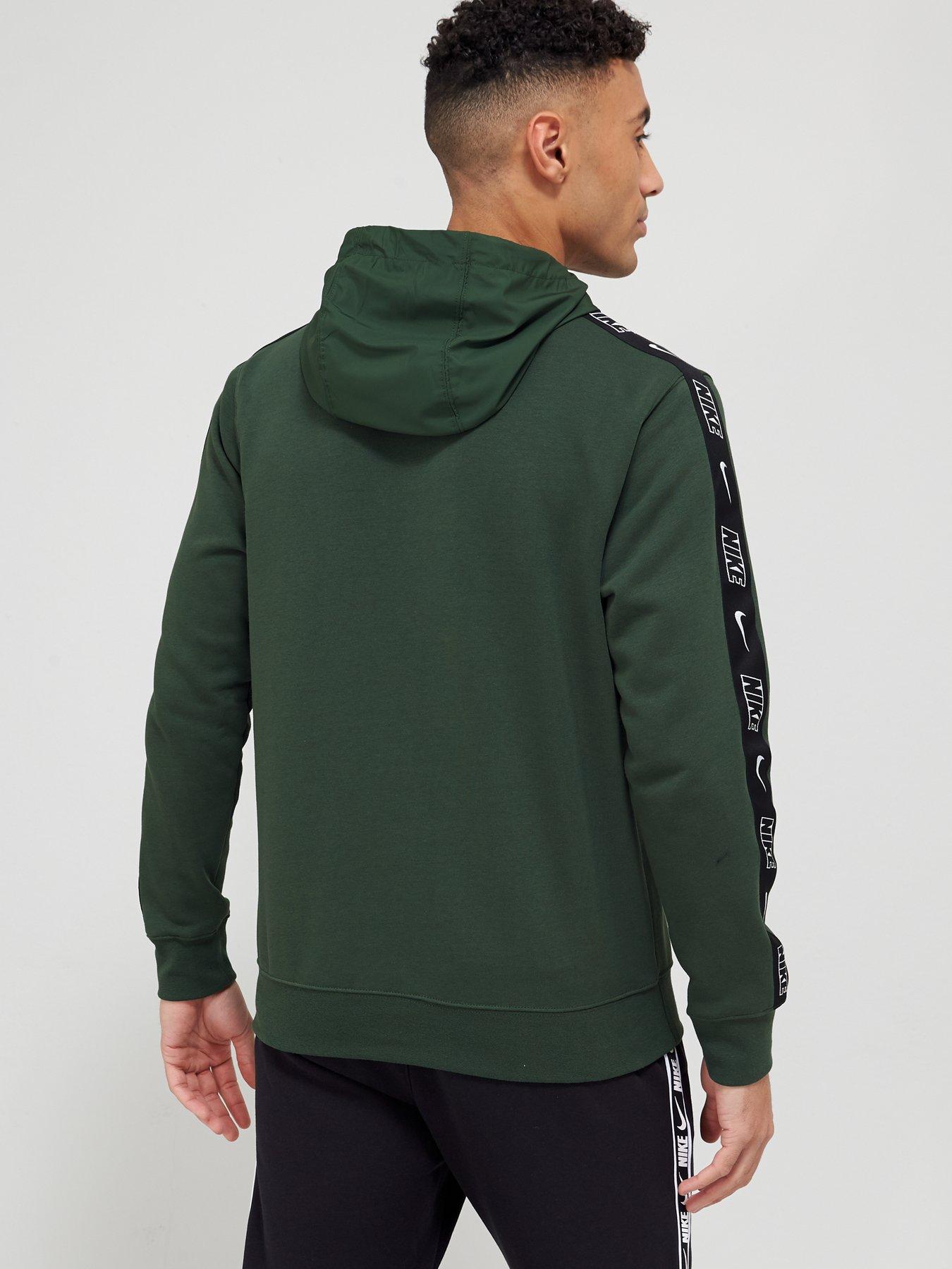 nike pullover green