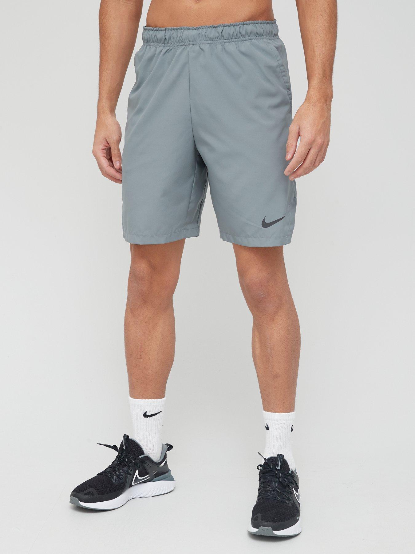 nike flex shorts grey