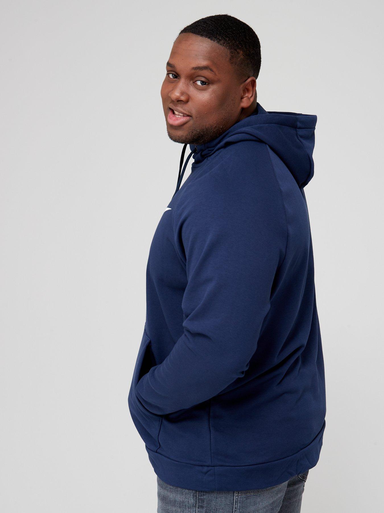  Training Dry Pullover Swoosh Hoodie (Plus Size) - Navy