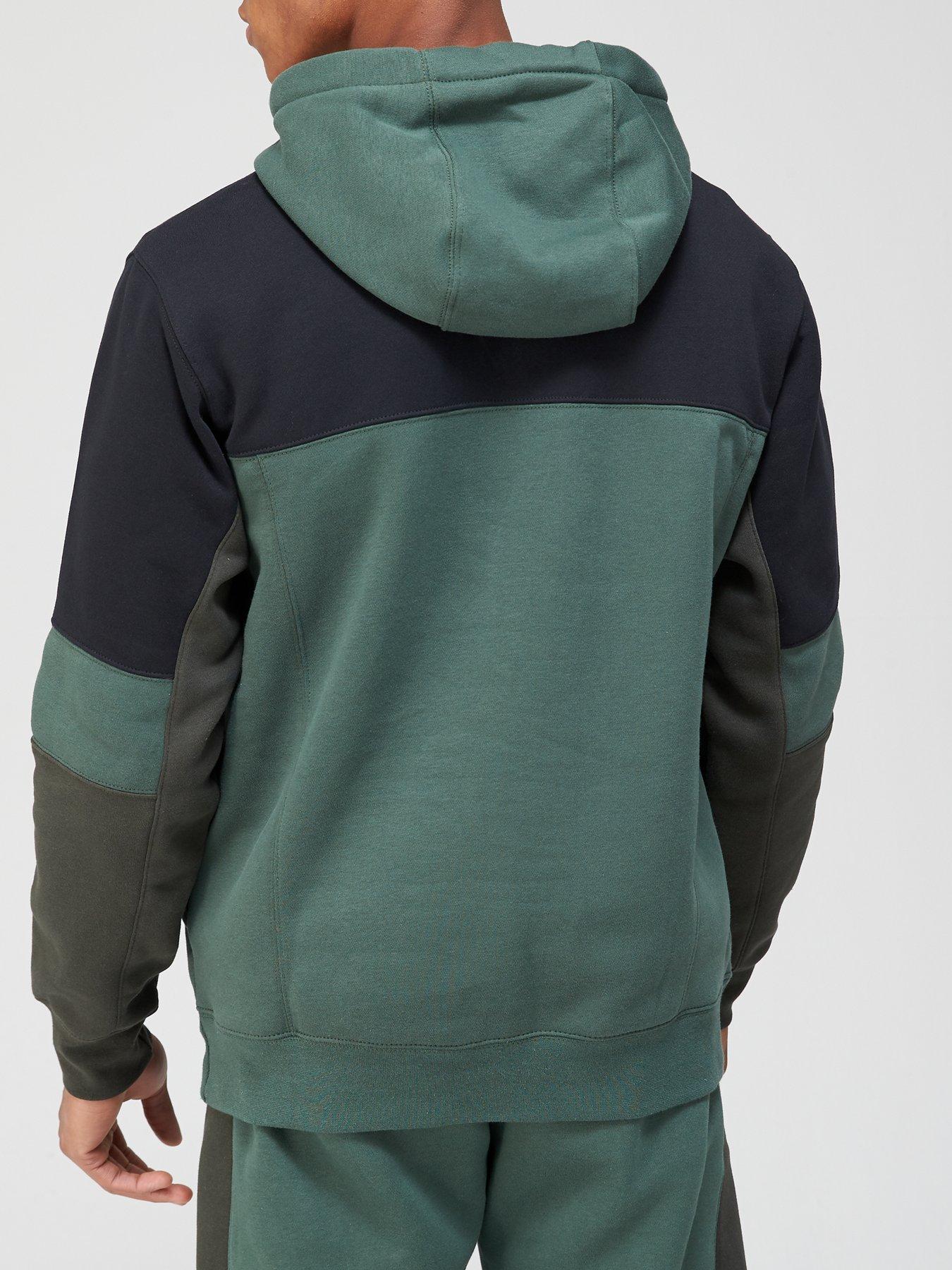 nike pullover green