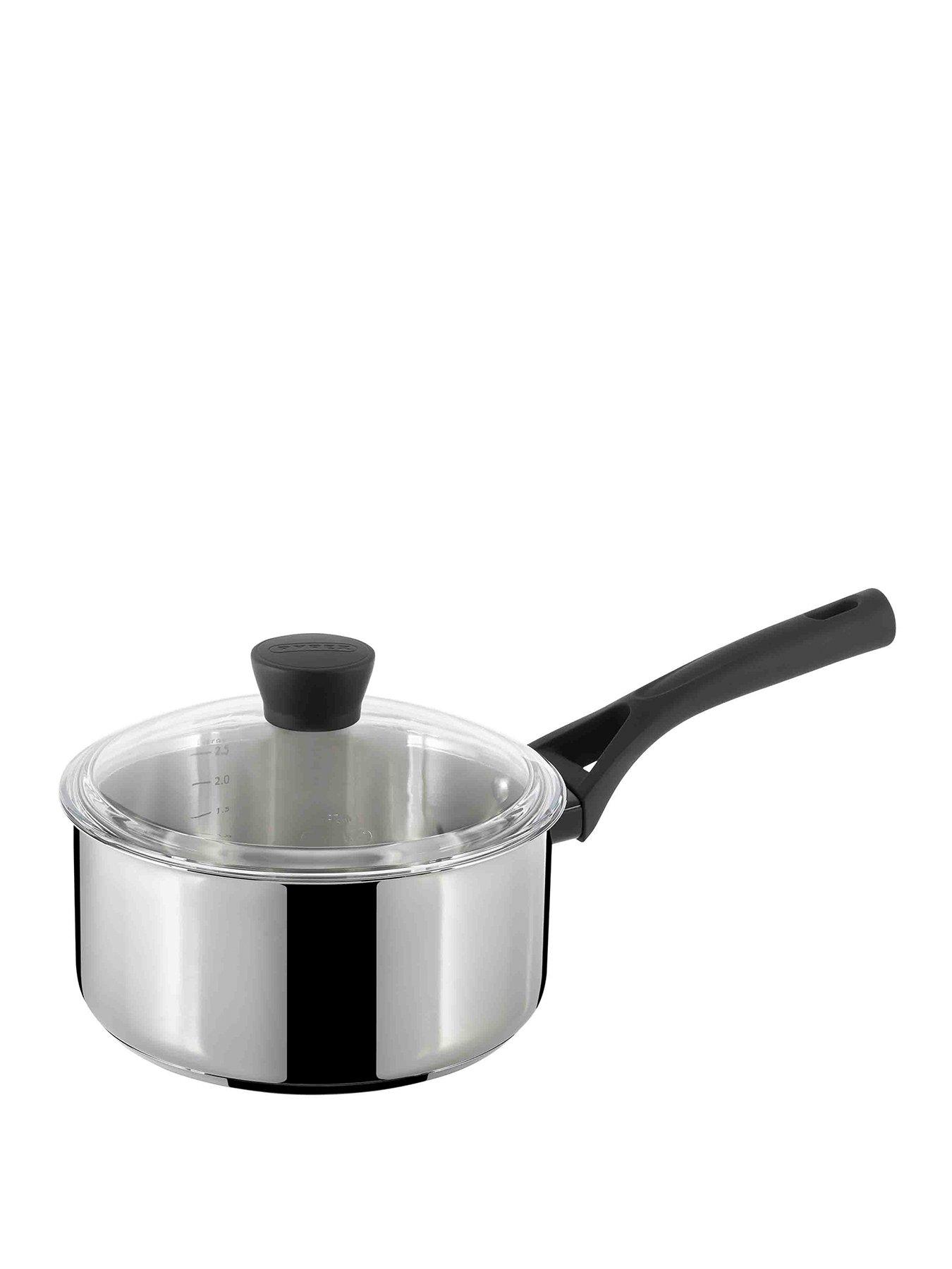 Product photograph of Pyrex 18cm Saucepan With Lid from very.co.uk