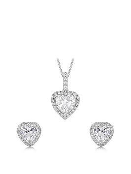 love-gold-9ct-white-gold-cubic-zirconia-heart-jewellery-set
