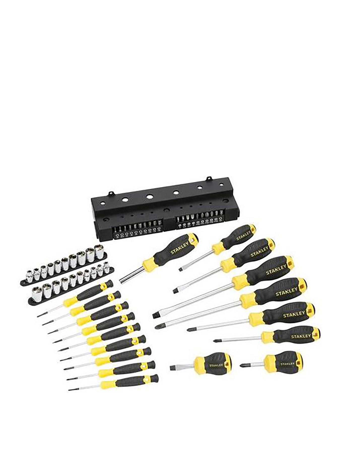 Product photograph of Stanley 57 Piece Screwdriver Set from very.co.uk
