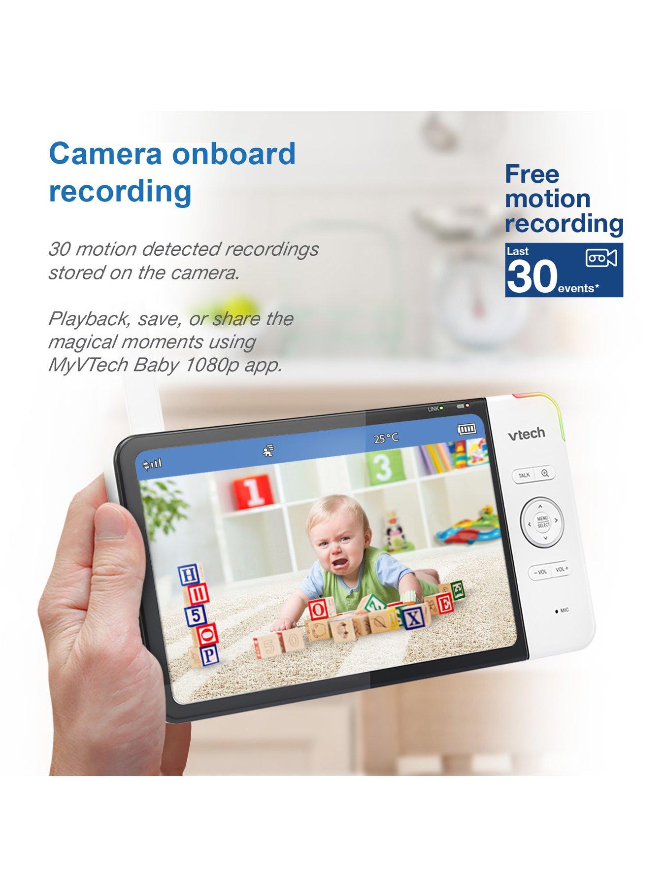 vtech 7 smart wifi 1080p pan and tilt monitor
