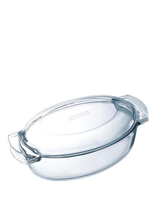 front image of pyrex-classic-oval-casserole-dish