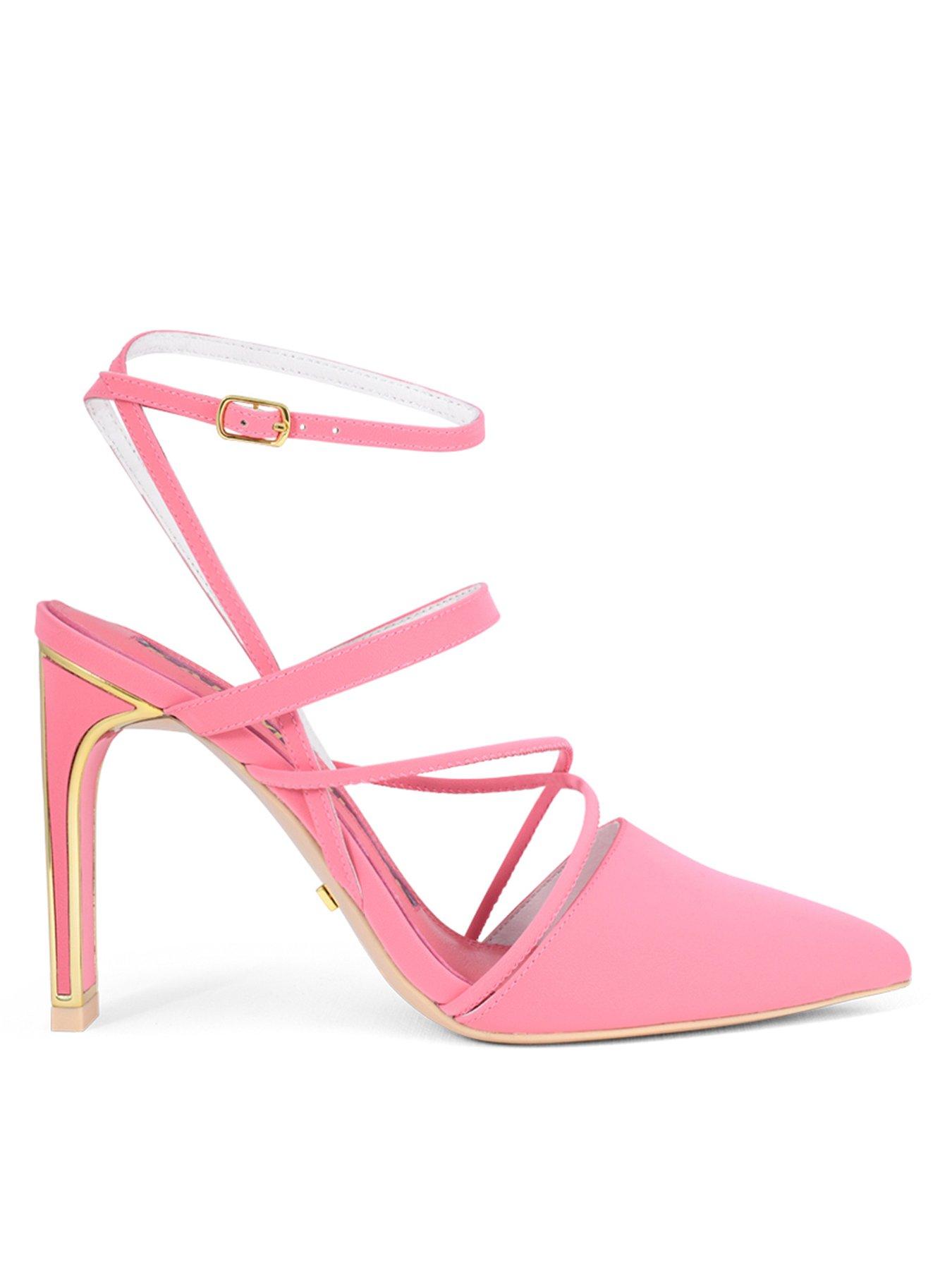 pink 4 inch heels