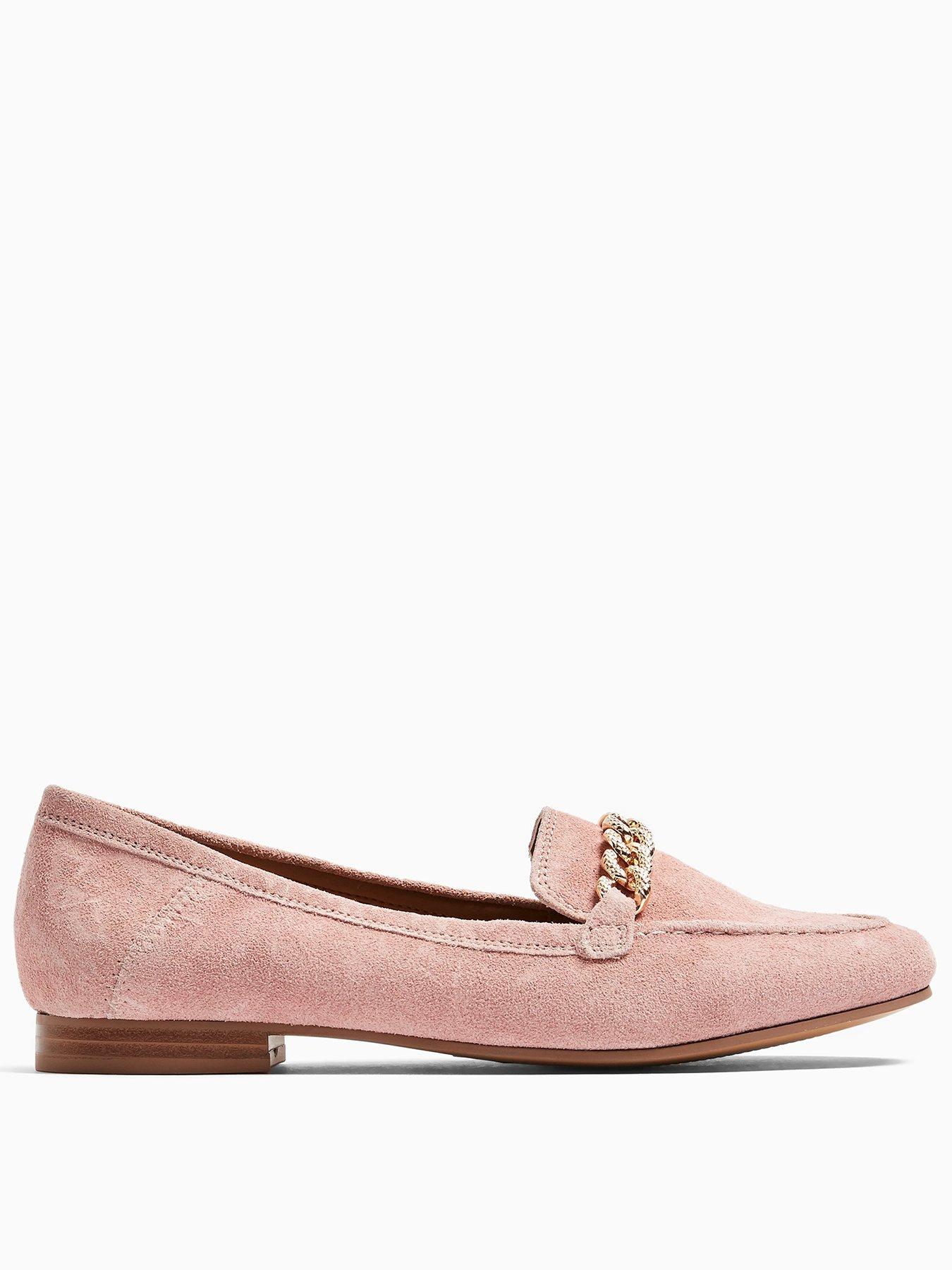 topshop suede loafers