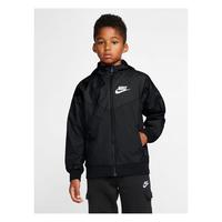 Nike Boys Hooded Jacket - Black | very.co.uk