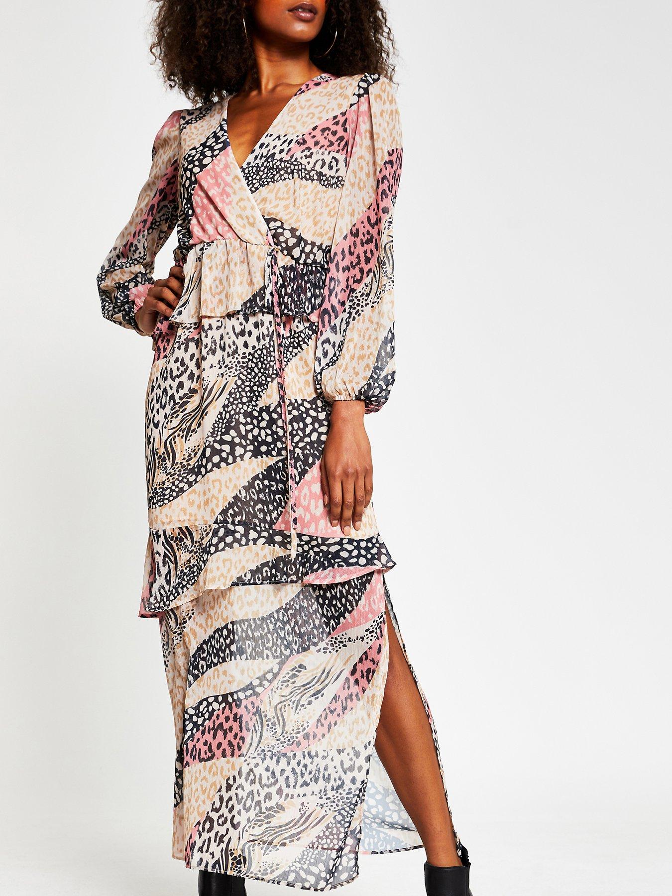 river island peplum dress