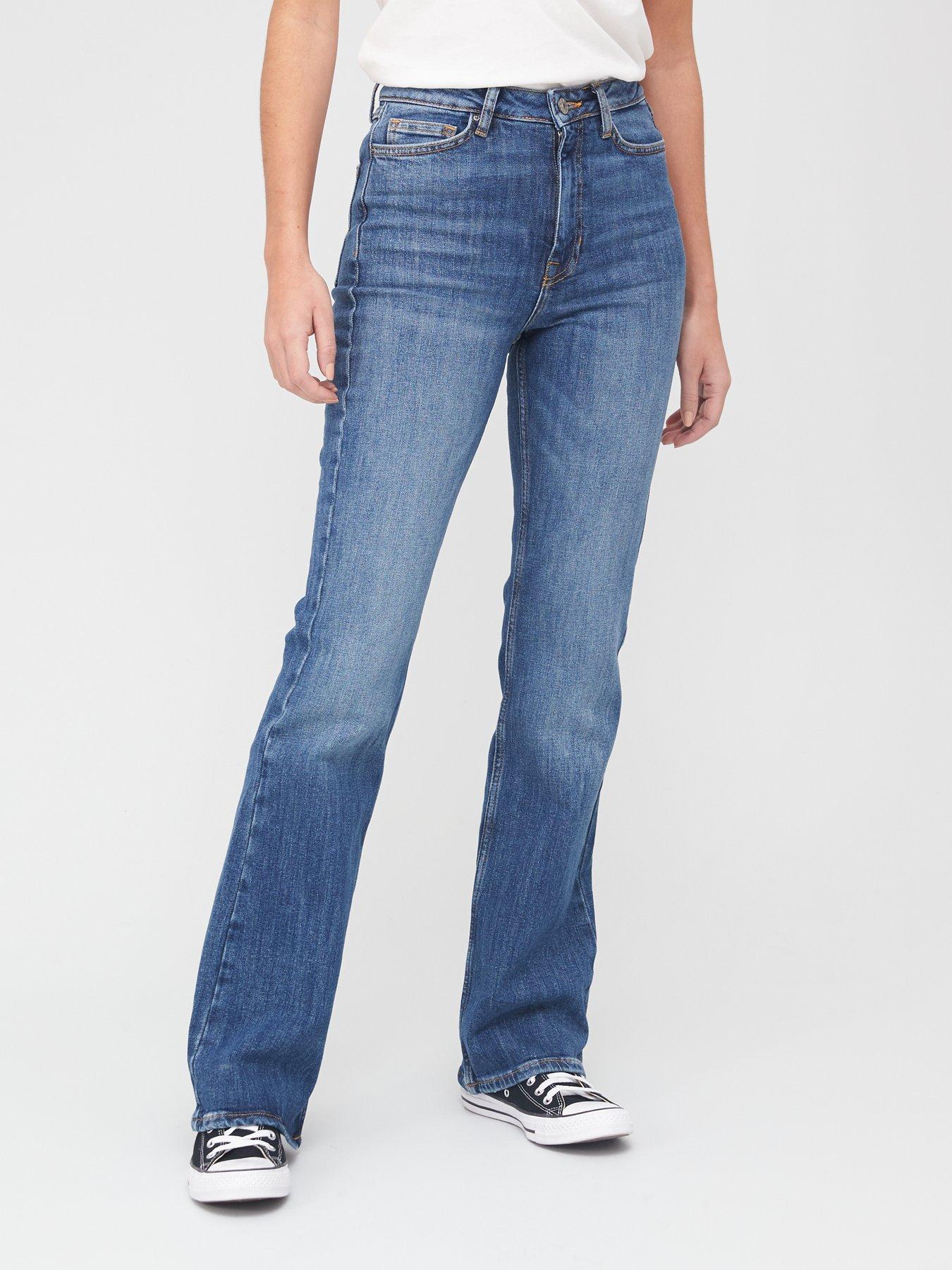 Women Forever Relaxed Bootcut Jean - Mid Wash