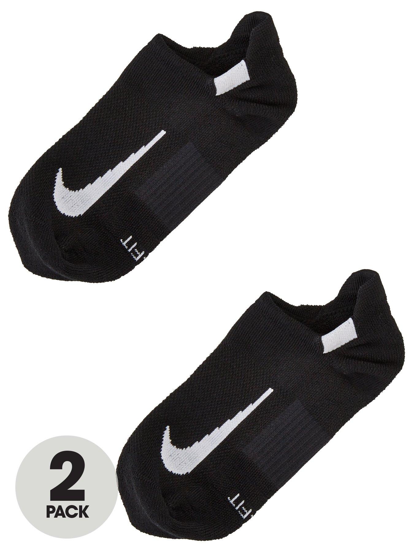 Image 1 of 3 of Nike Running Multiplier Socks - Black/White