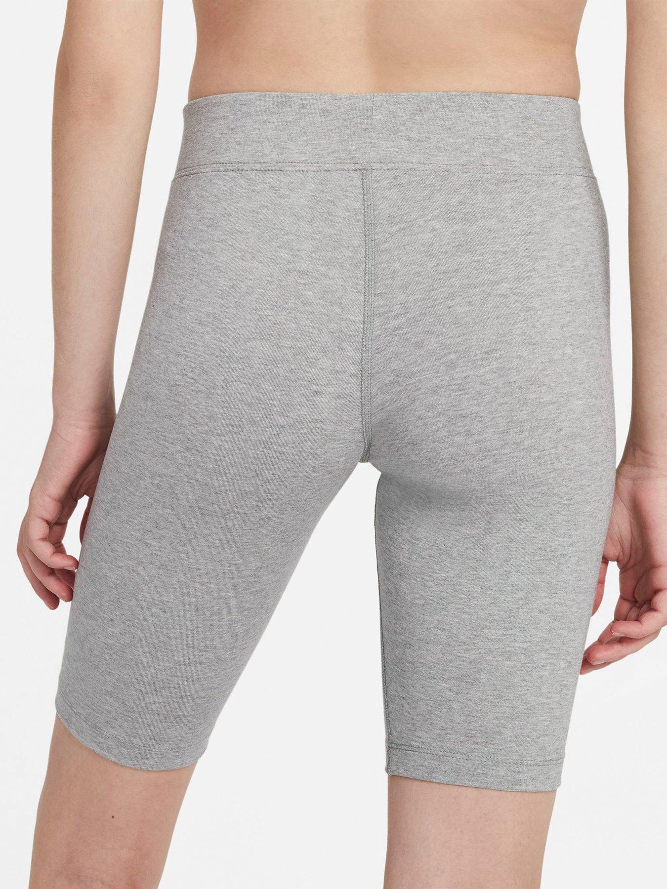 Grey nike hot sale biker shorts