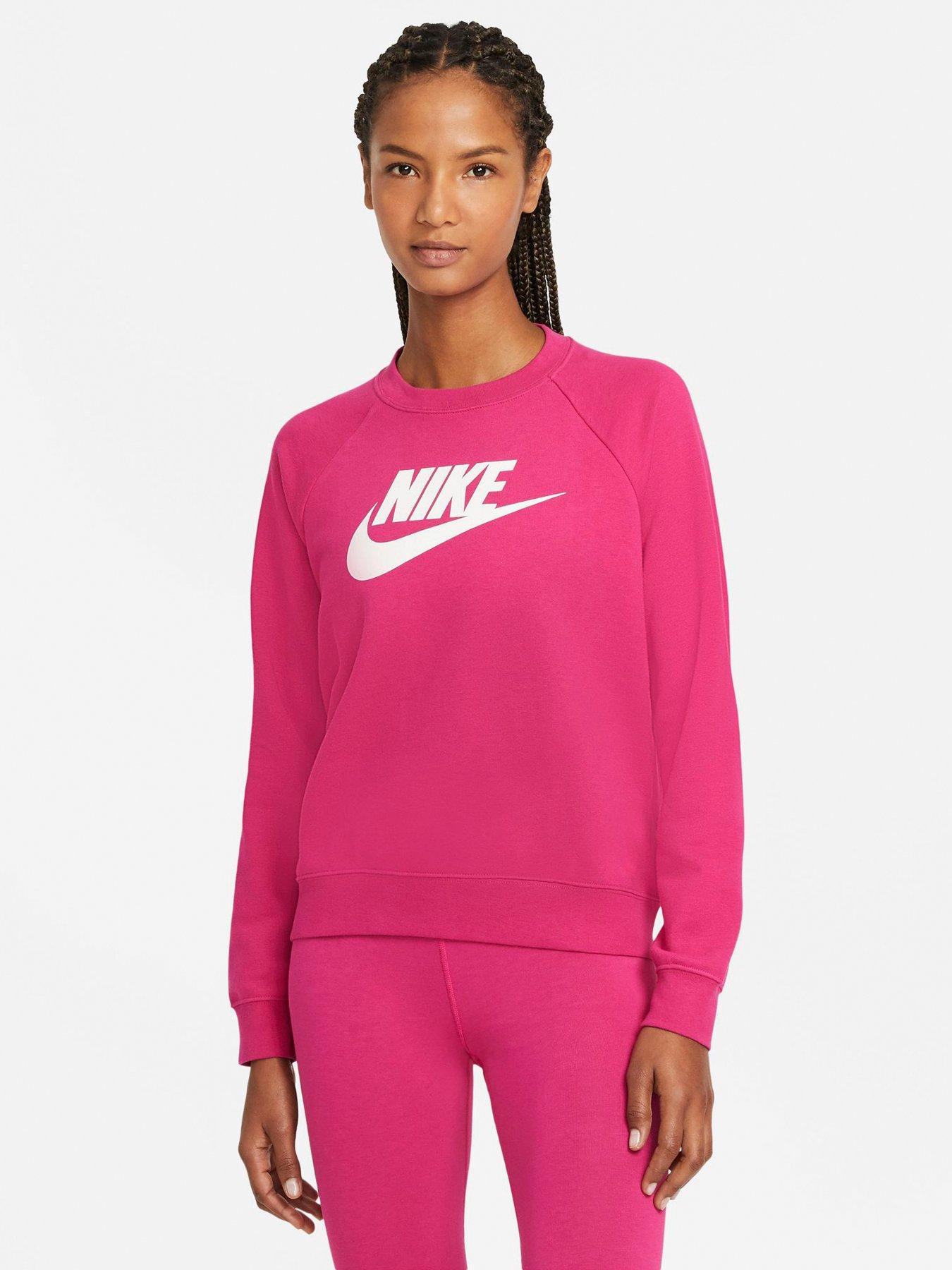 Nike NSW Essential Sweat Top - Pink 