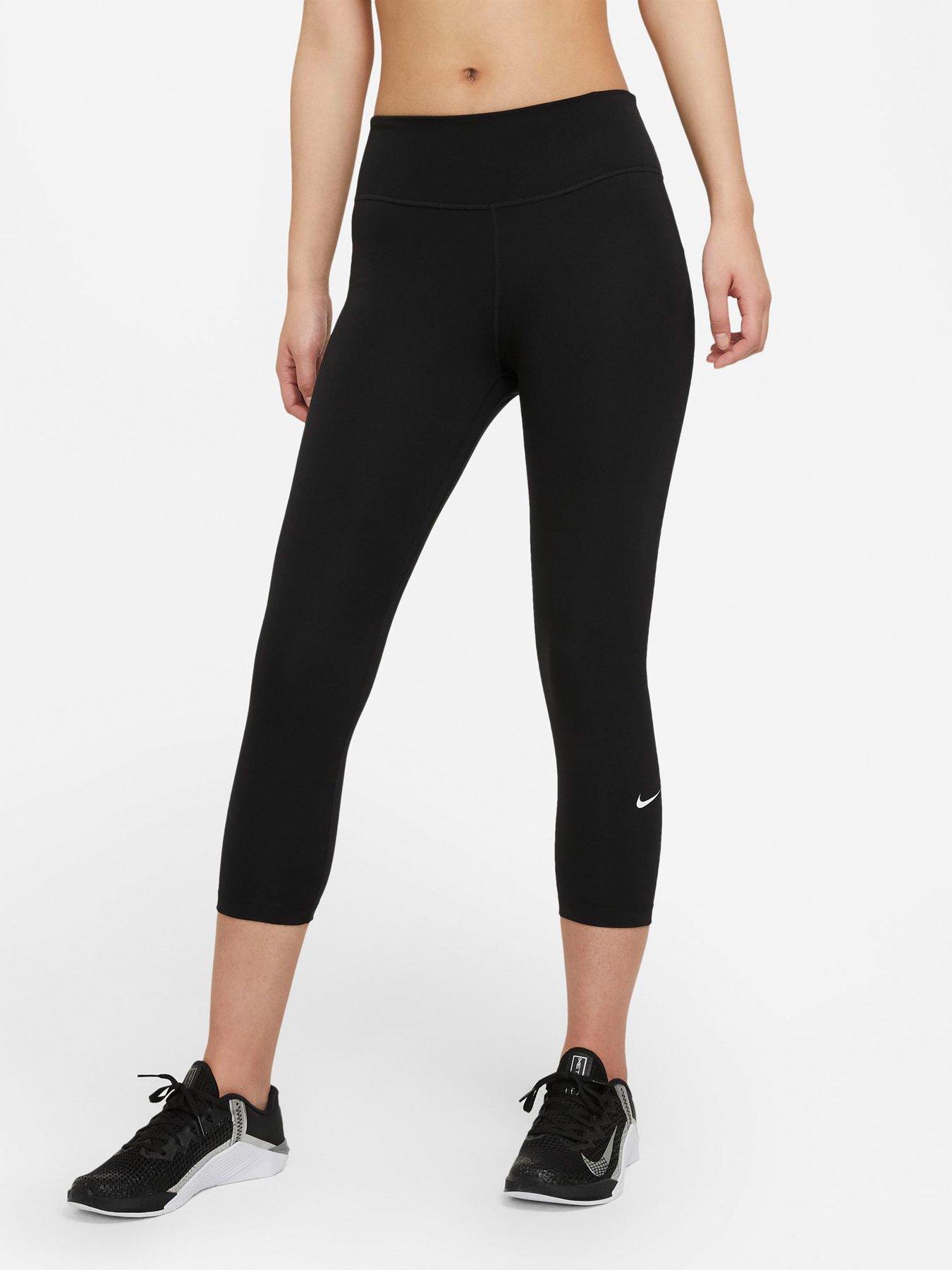 Nike The One Crop Leggings - Black, Black, Size 2Xl, Women|2XL