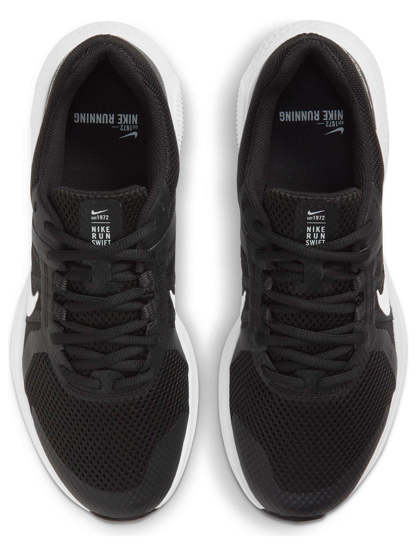 Men Nike Run Swift 2 - Black/White