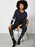  image of mint-velvet-military-long-sleeve-top-charcoal-grey