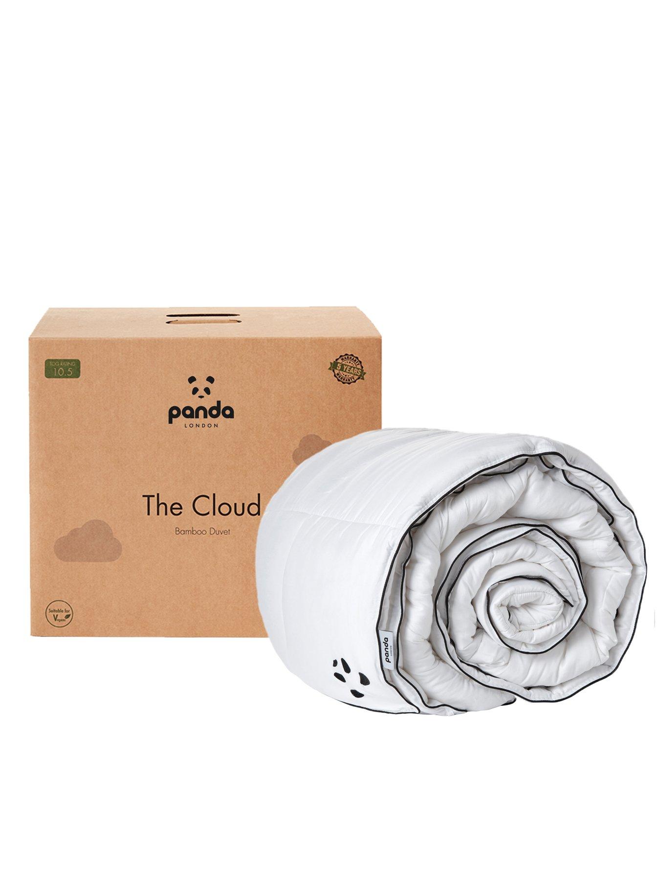 Product photograph of Panda London The Cloud Bamboo 10 5 Tog Duvet from very.co.uk