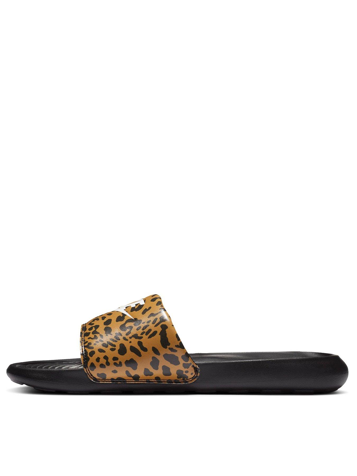 Ladies leopard sales print sliders