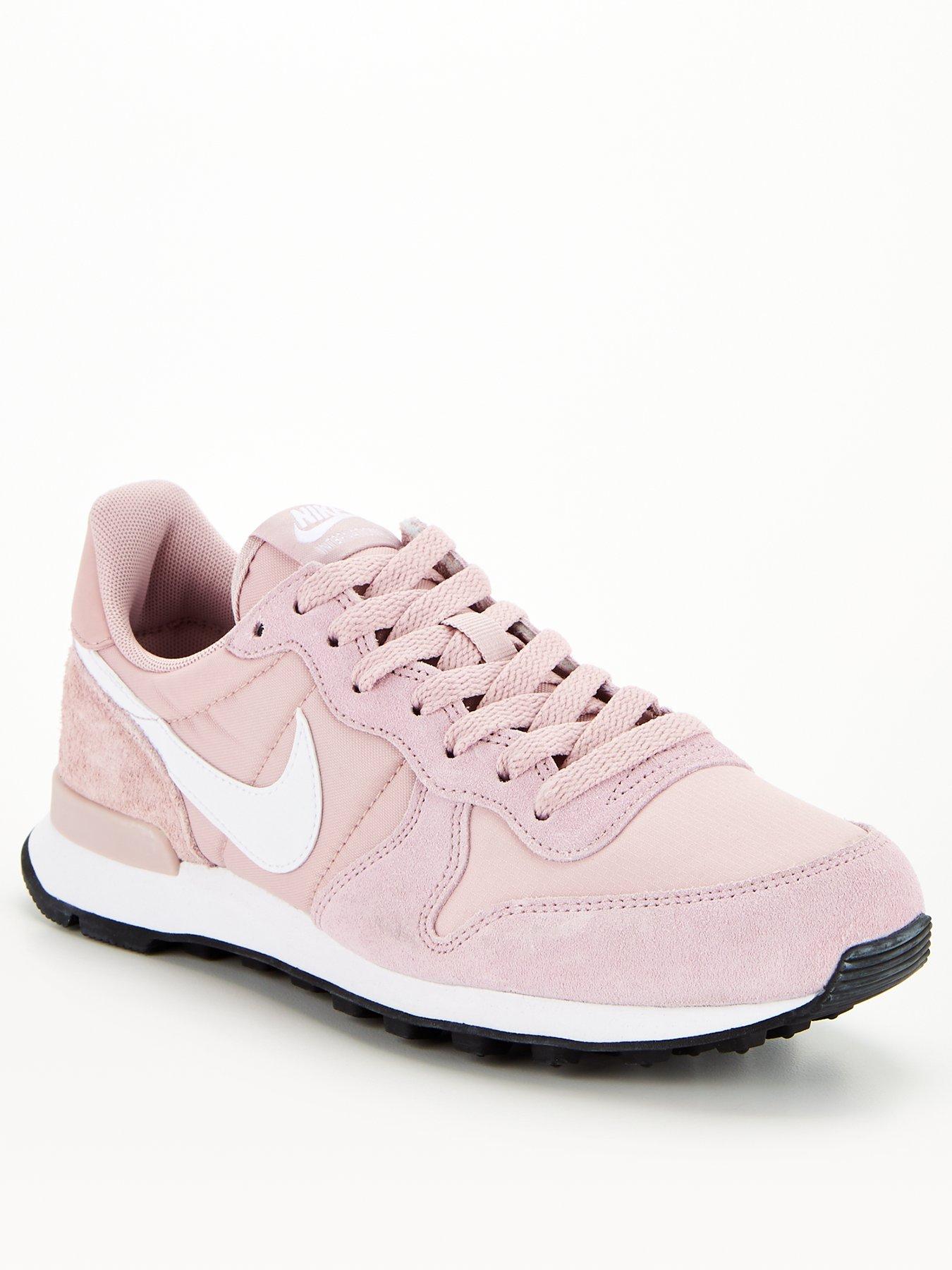 nike pink internationalist trainers