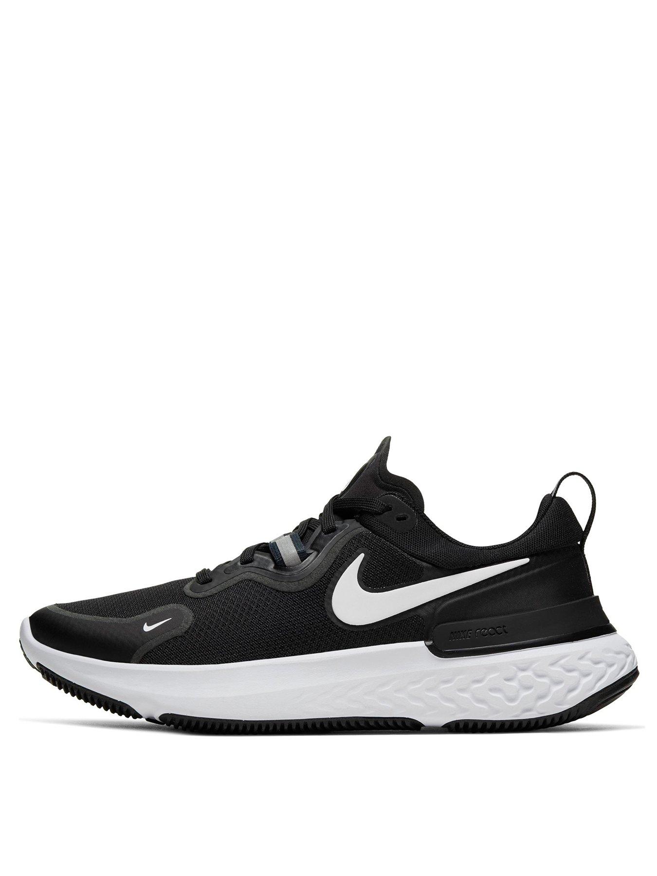 Nike React Miler - Black/White | very.co.uk