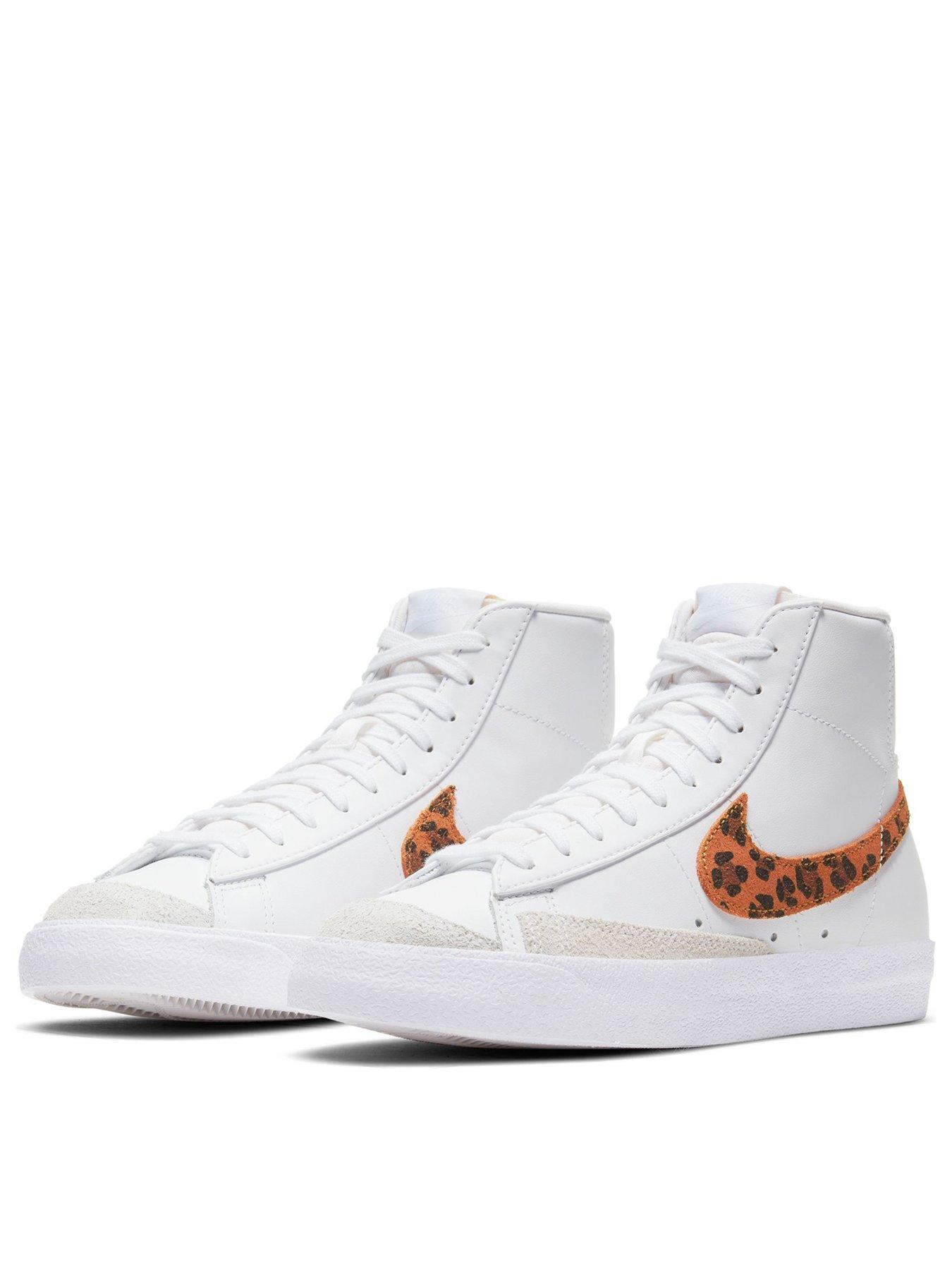 leopard nike blazer mid