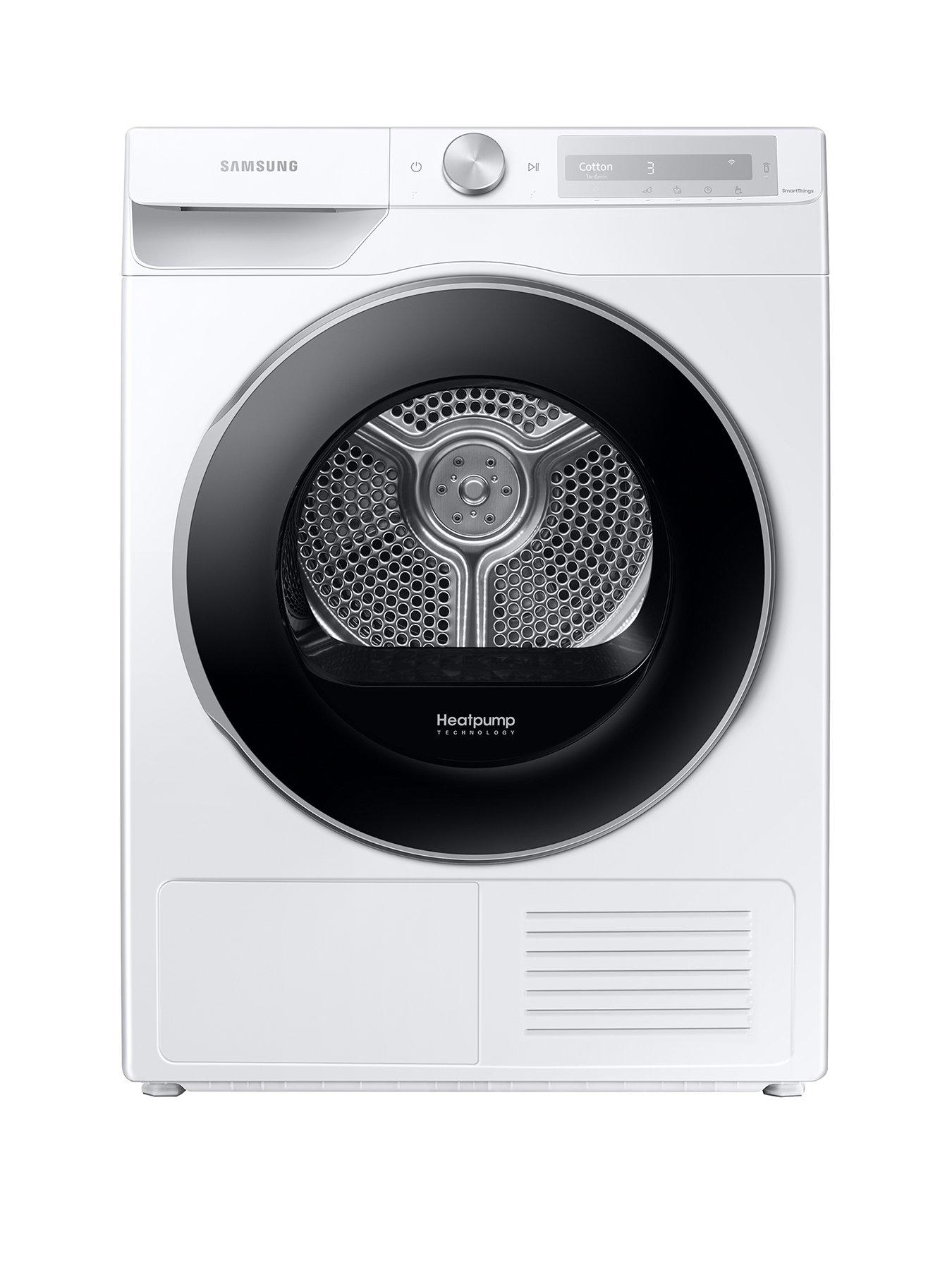 undefined Series 6 AI Energy DV90T6240LH/S1 OptimalDry™ Heat Pump Tumble Dryer - 9kg Load, A+++ Rated - White