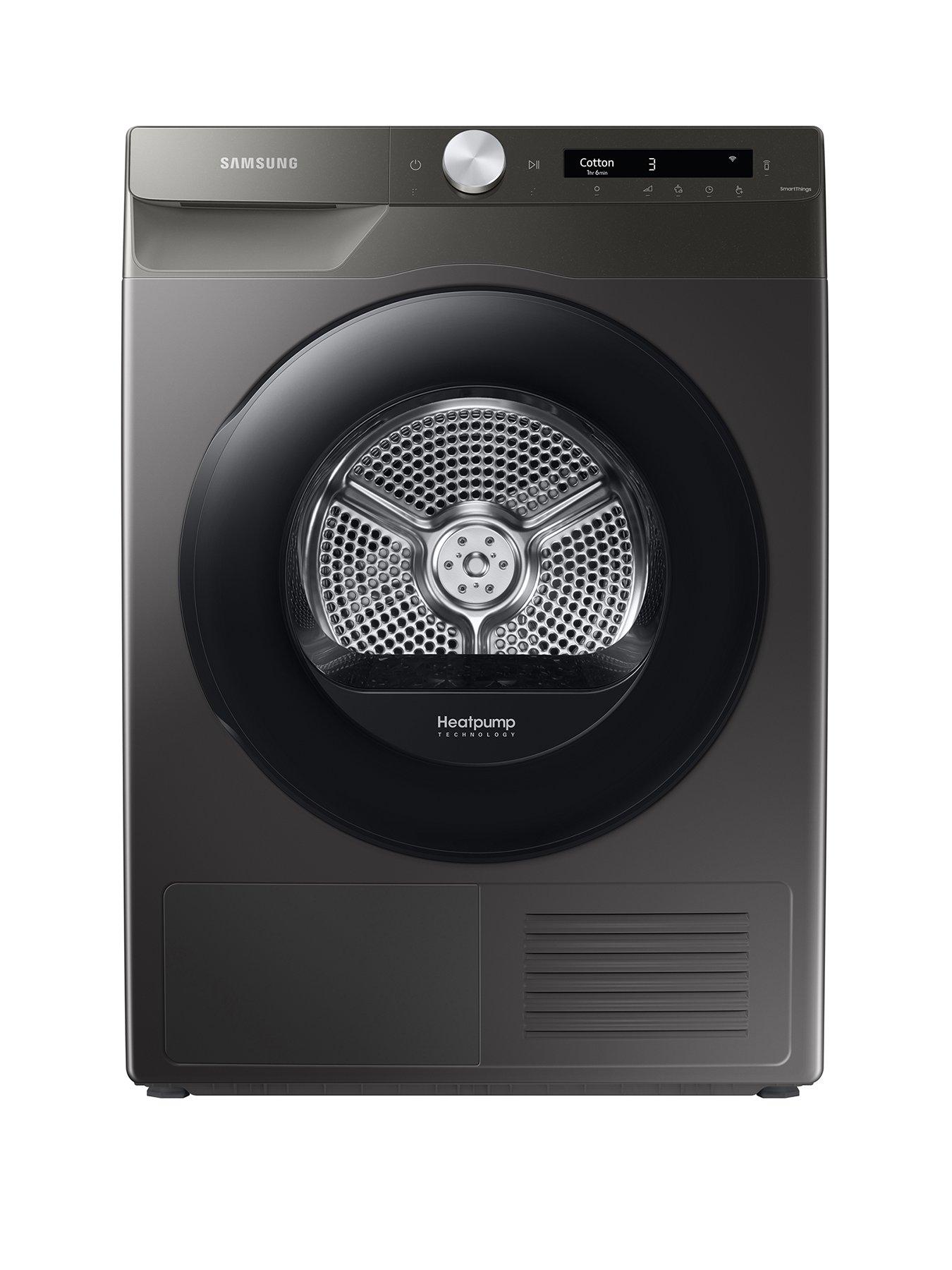 Samsung Series 6 AI Energy DV90T5240AN/S1 OptimalDry™ Heat Pump Tumble Dryer - 9kg Load A+++ Rated - Graphite