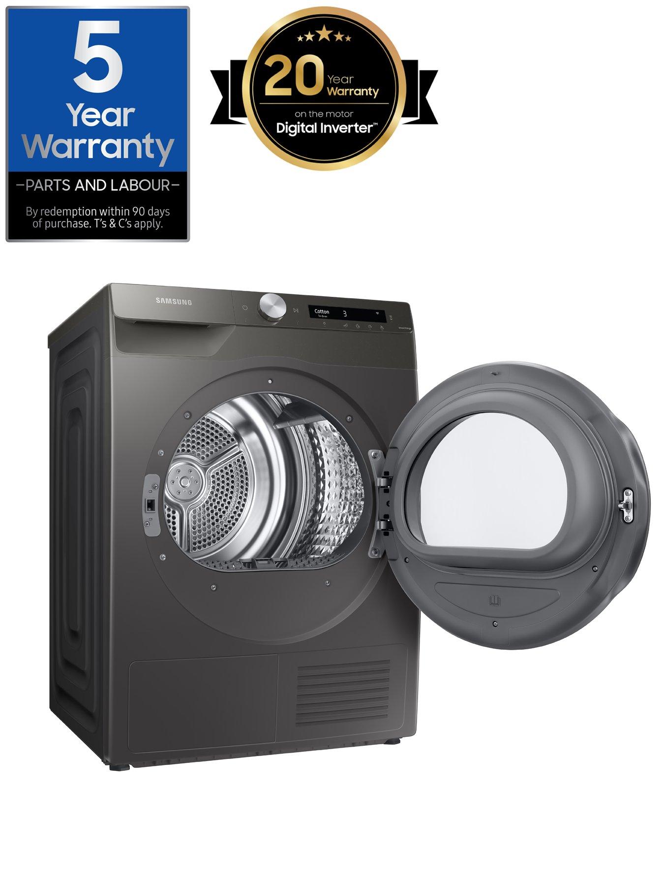 Image 2 of 8 of Samsung Series 6 AI Energy DV90T5240AN/S1 OptimalDry&trade; Heat Pump Tumble Dryer - 9kg Load A+++ Rated - Graphite