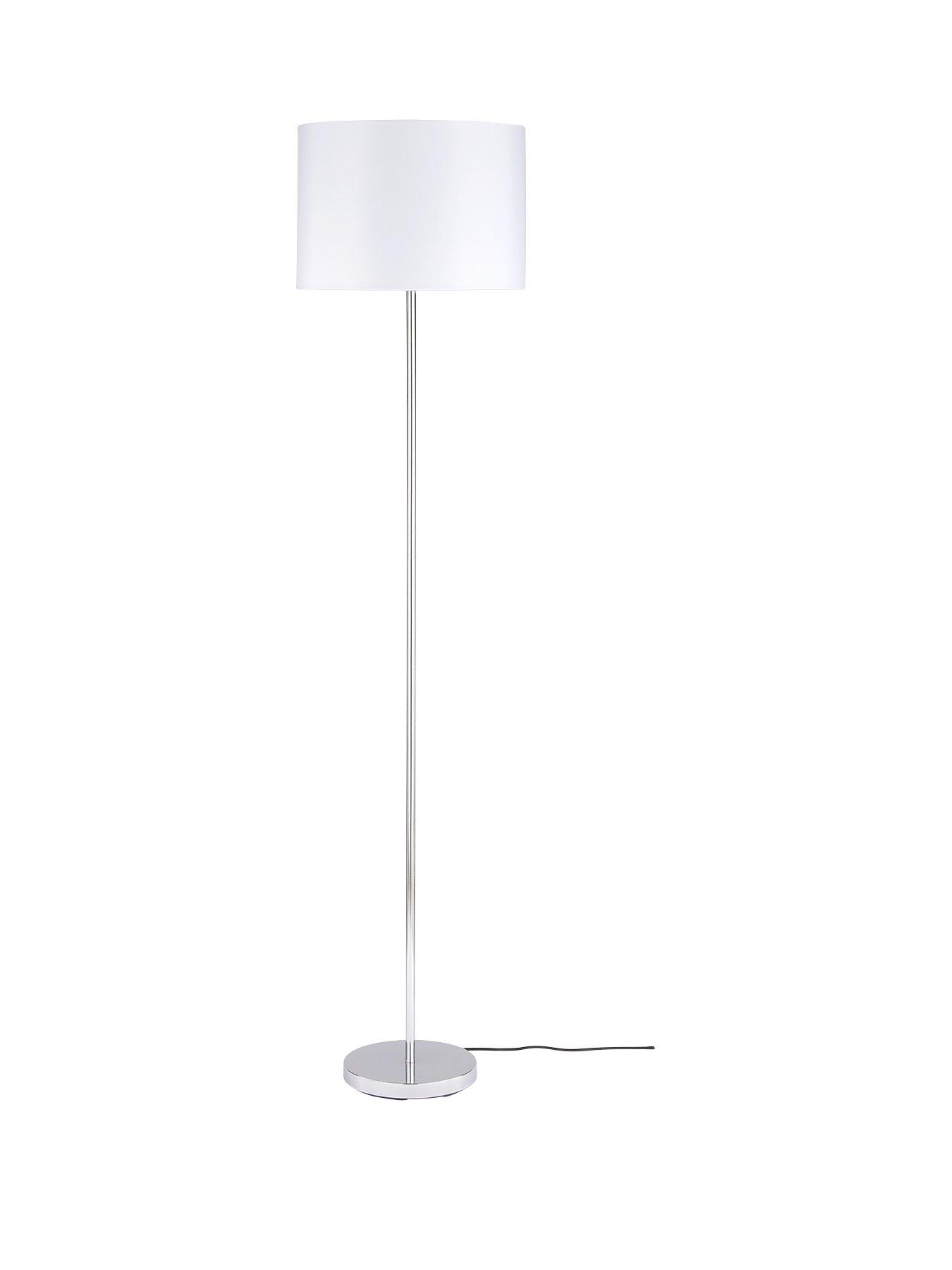 Very Home Langley Floor Lamp - White