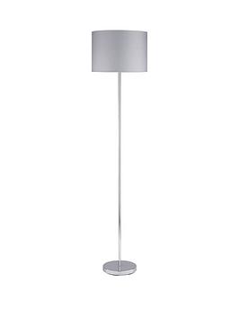 Product photograph of Everyday Langley Floor Lamp - Grey from very.co.uk