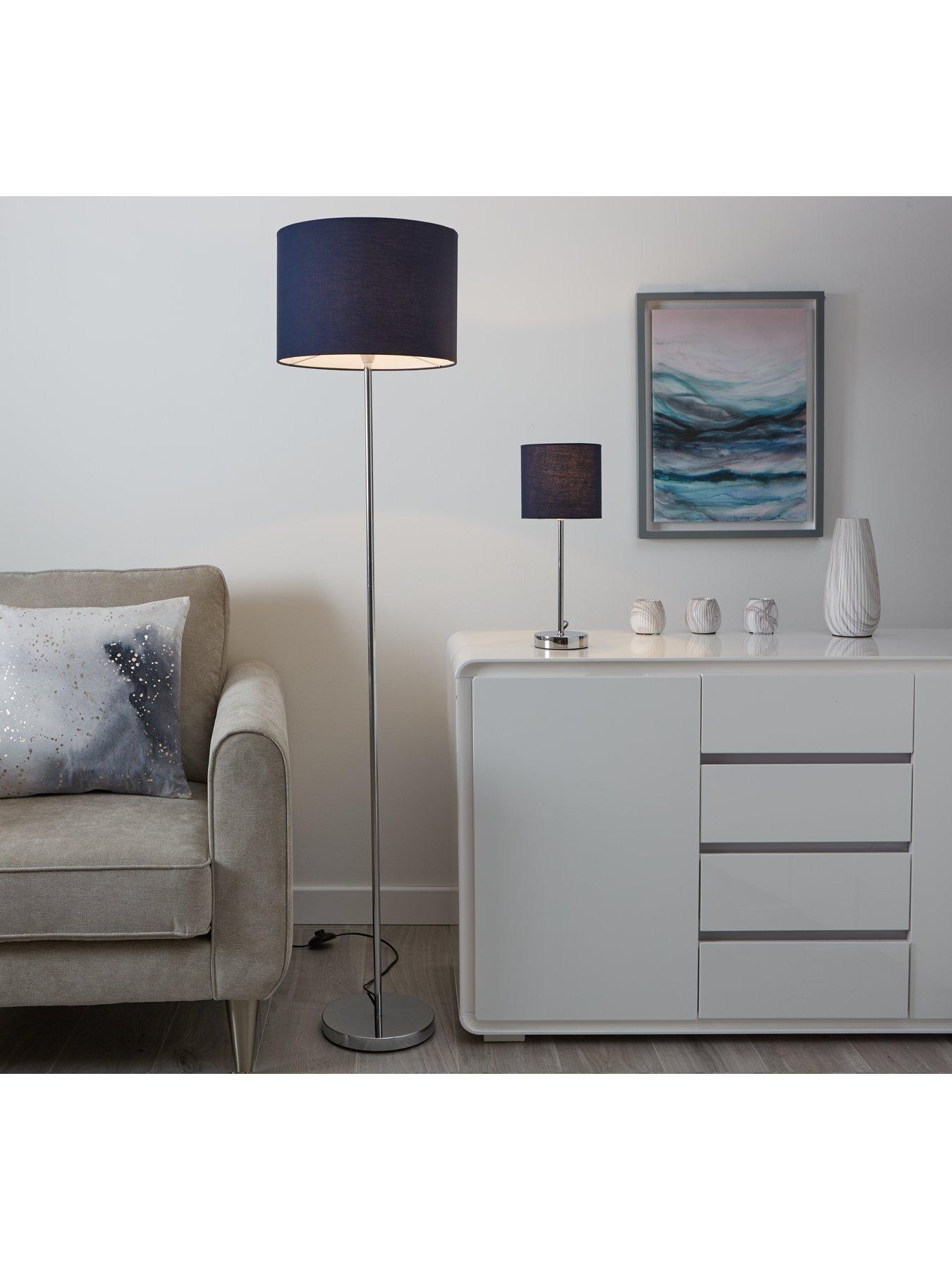 Image 2 of 4 of Everyday Langley Floor Lamp - Navy
