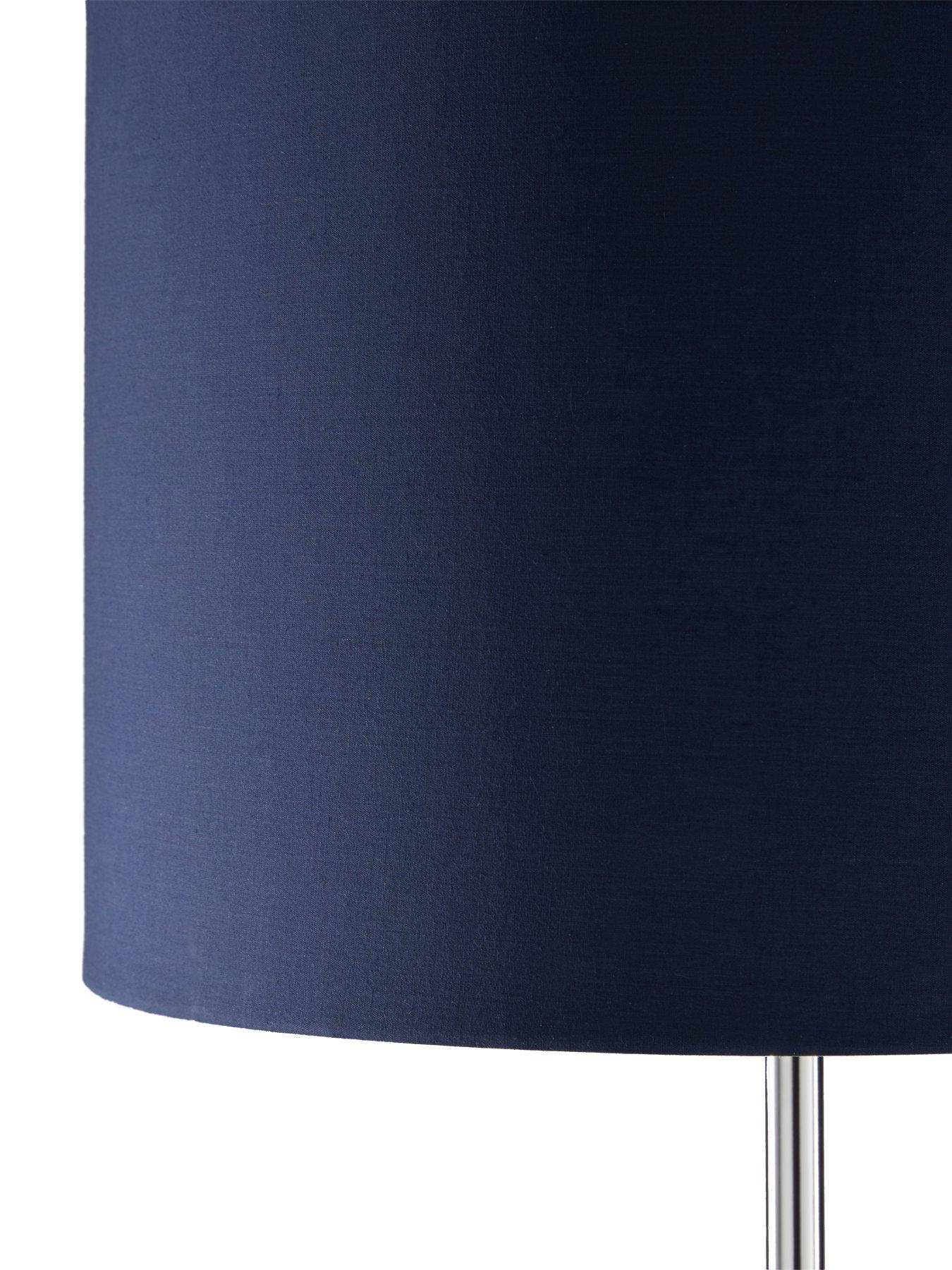 Navy floor sales lamp shade