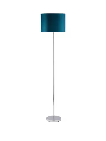 Floor Lamps Lights Very Co Uk, Emerald Crystal Led Floor Lamp Chrome And Clear Glass