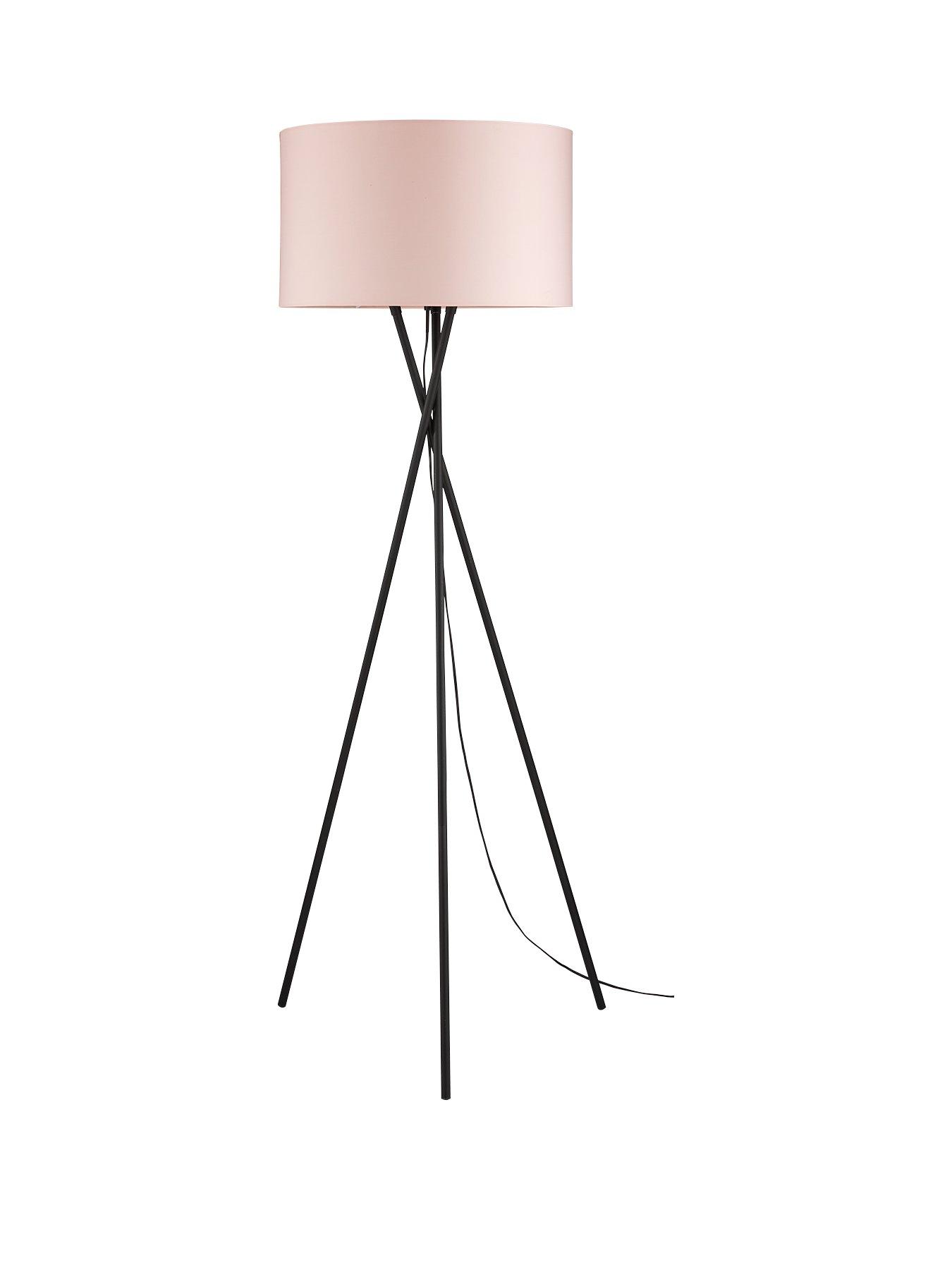 Product photograph of Sherlock Floor Lamp - Rose Pink from very.co.uk