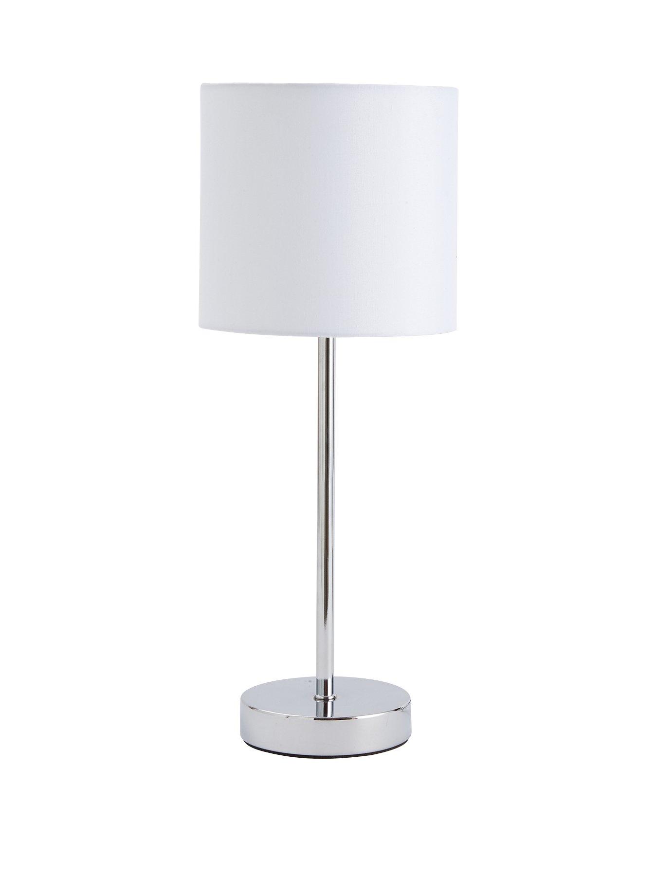Product photograph of Everyday Langley Table Lamp - White from very.co.uk