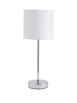 Product photograph of Everyday Langley Table Lamp - White from very.co.uk